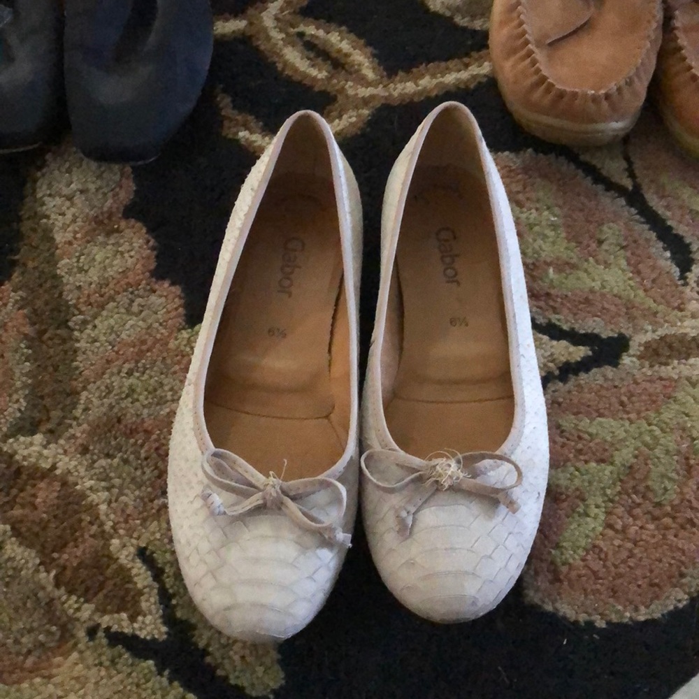 Cream colored flats